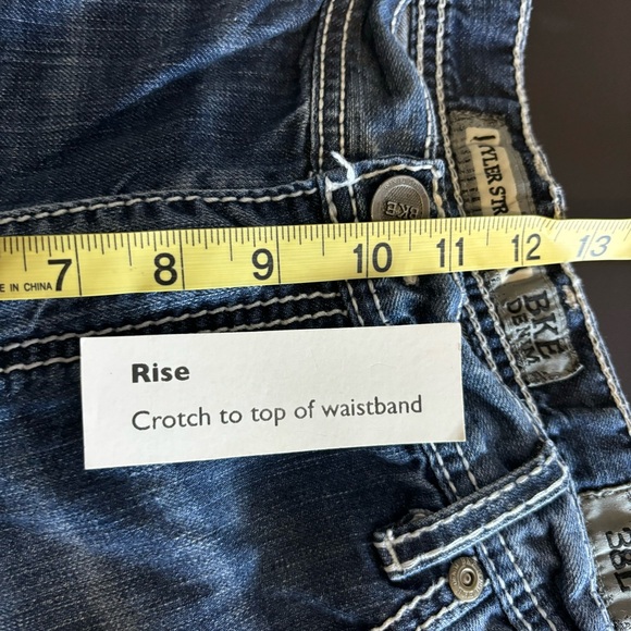 BKE Tyler Straight Jeans Size 38 Long 38x32 Mens - Picture 7 of 8